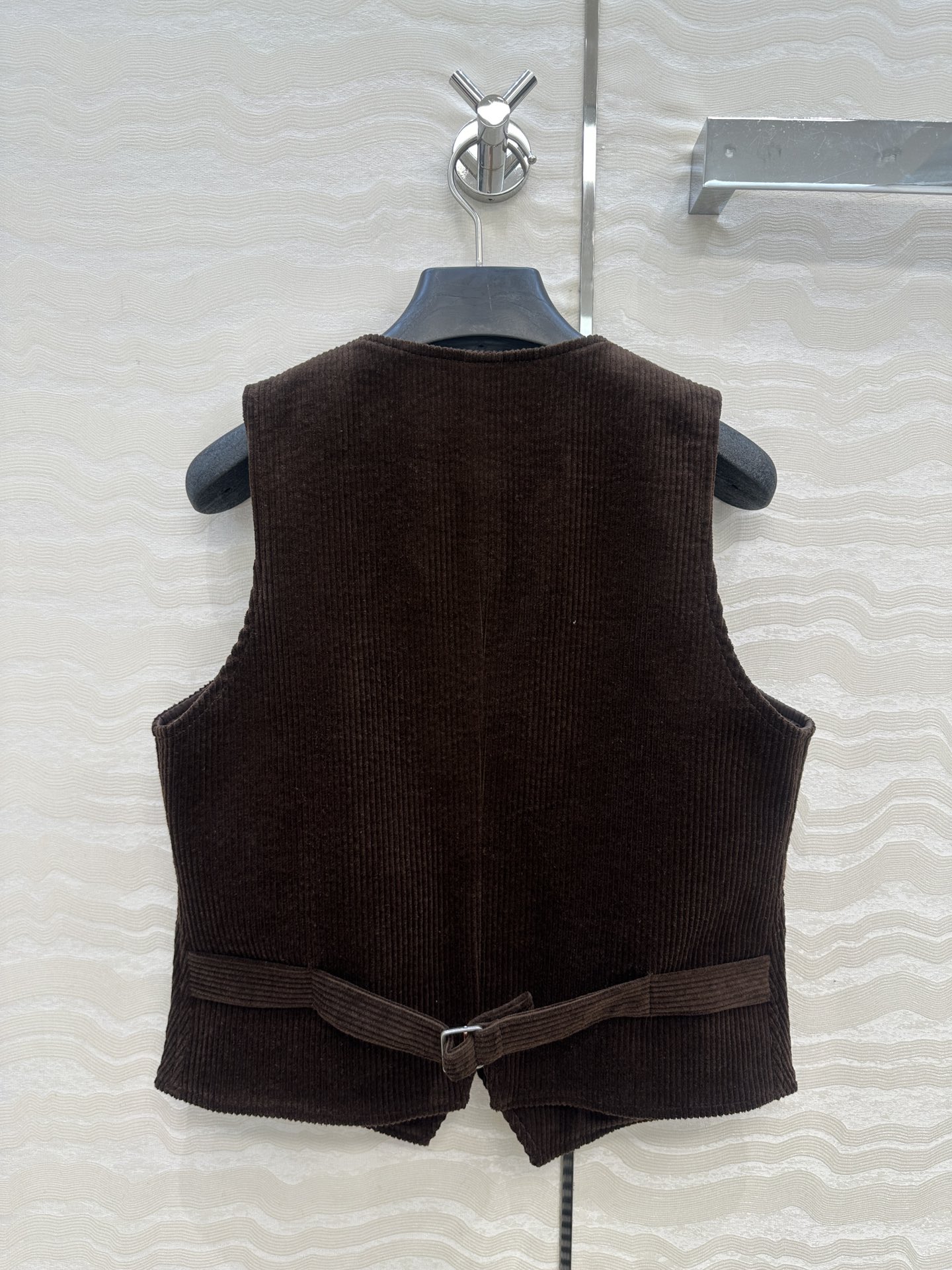 独家首发❤️原单品质，RL浓郁美式风穿搭，定制巧克力棕色灯芯绒马甲小外套！减龄学院风气质高级单品。经典收