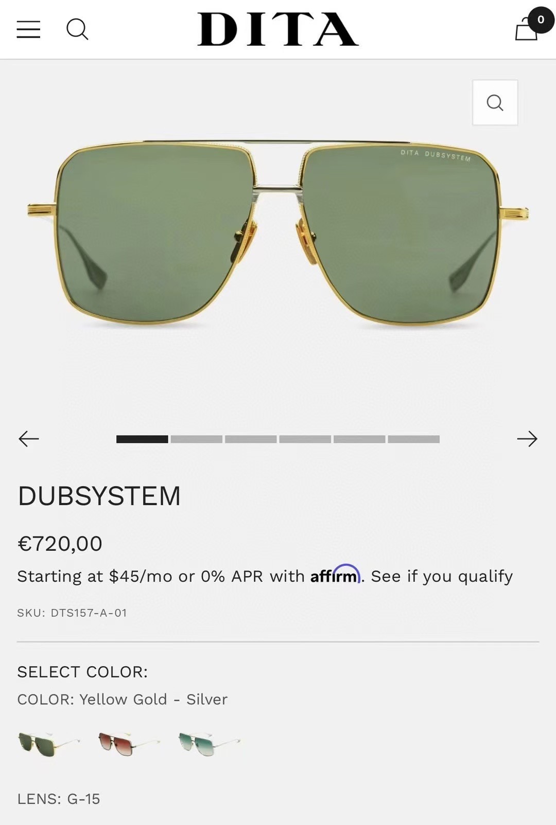 ‼️ 官网图 DITA顶级品质DUBSYSTEM（MODEL:DTS157 SIZE:63口14-140