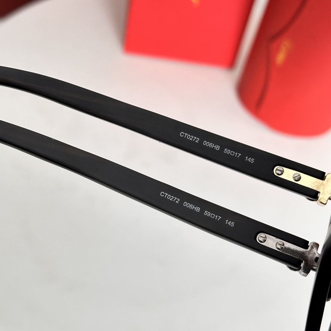 ‼️Cartie* 卡地*官网原版一比一MODEL: CT0272，Size：59口17-145品牌标志