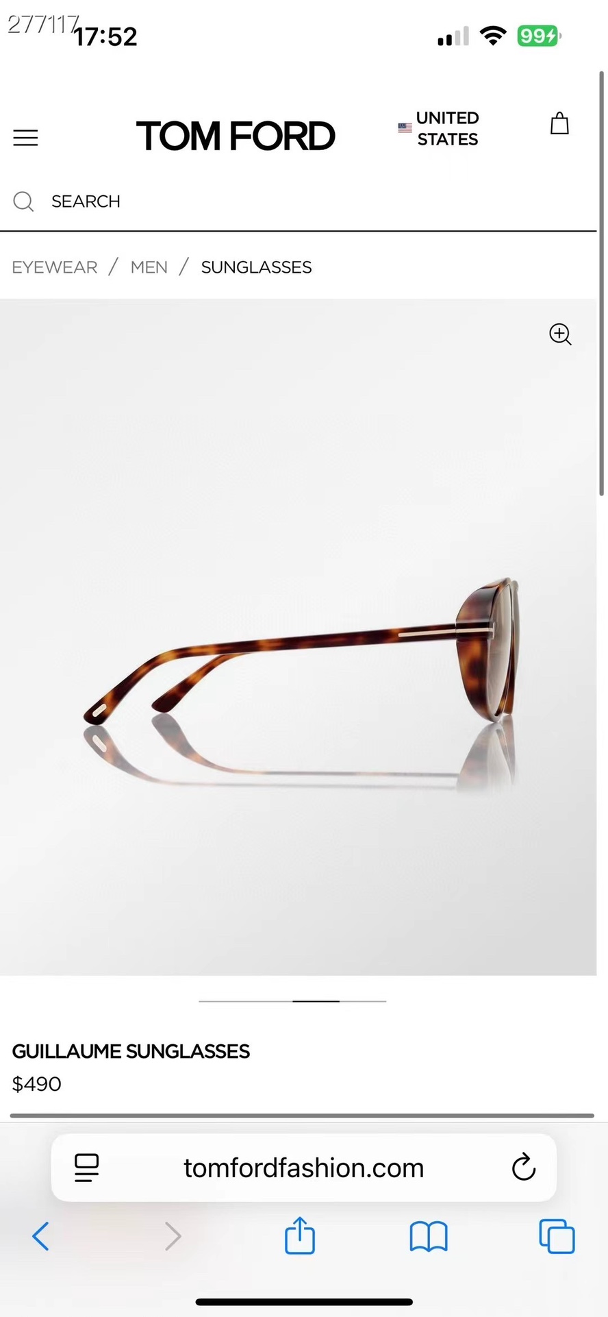 ‼️ 官网图 TOM FOR*官网原版一比一汤姆福*官网秋冬新款 刚刚到货FT1208，Size：61-