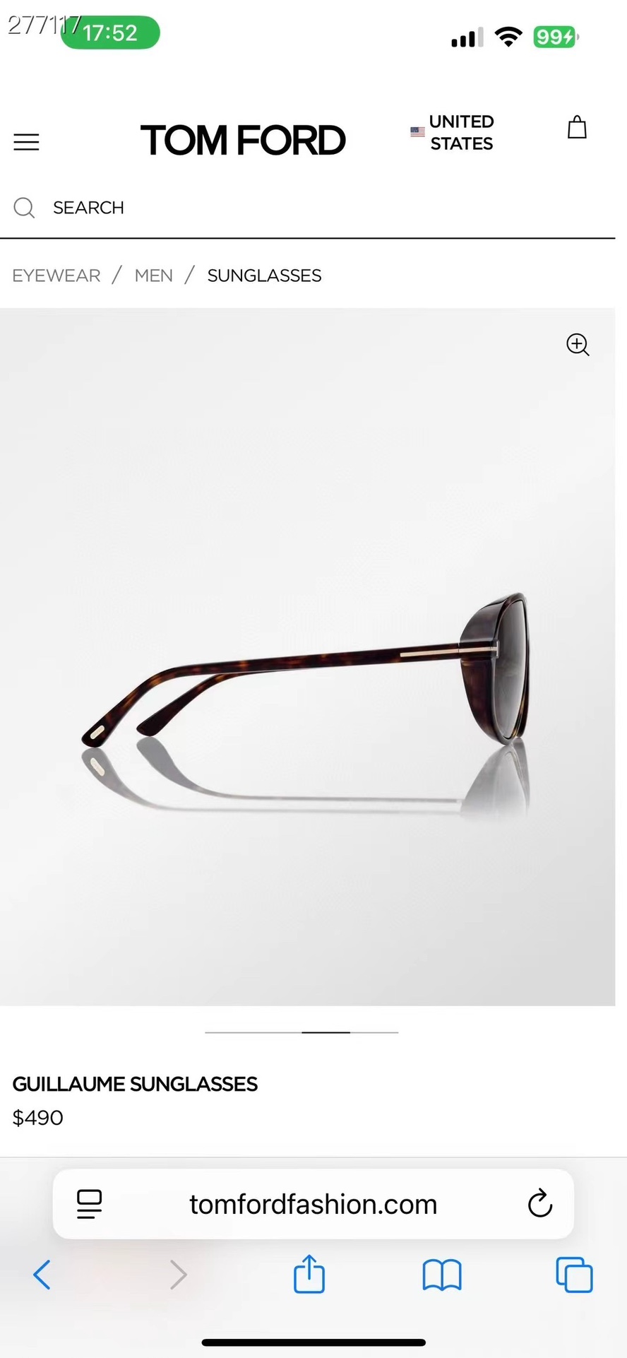 ‼️ 官网图 TOM FOR*官网原版一比一汤姆福*官网秋冬新款 刚刚到货FT1208，Size：61-