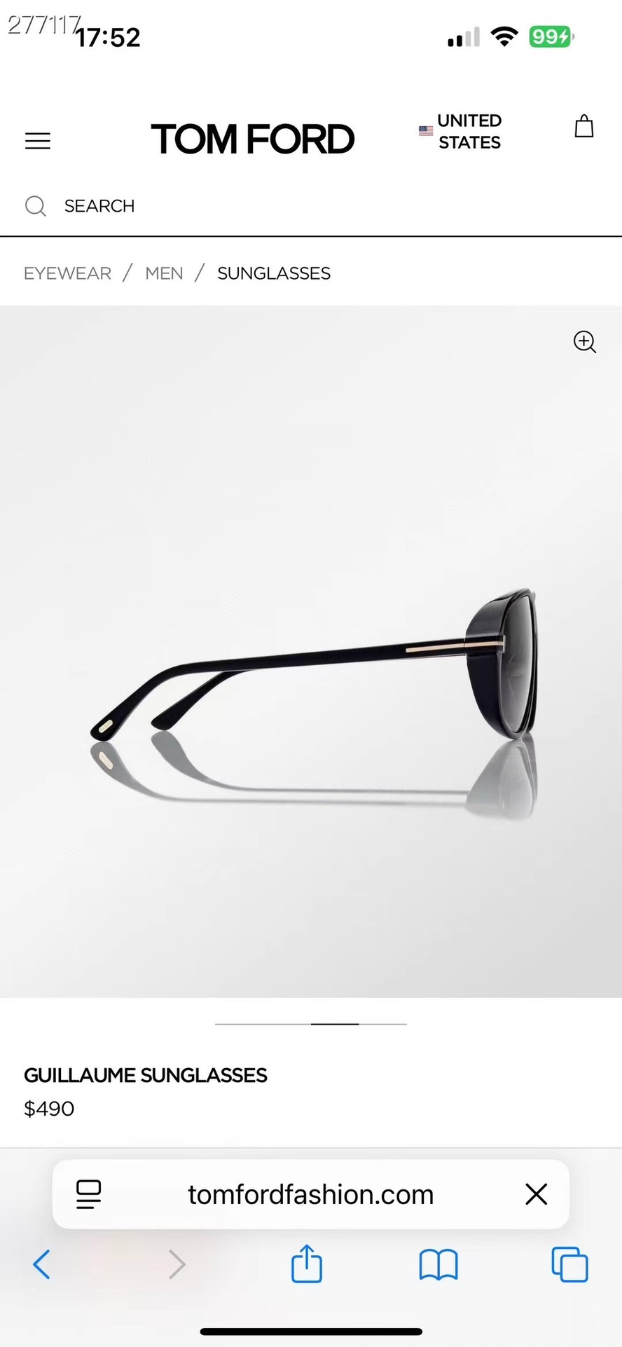 ‼️ 官网图 TOM FOR*官网原版一比一汤姆福*官网秋冬新款 刚刚到货FT1208，Size：61-