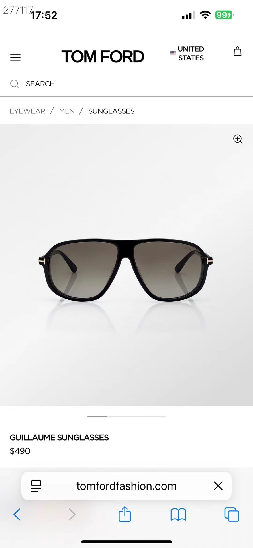 ‼️ 官网图 TOM FOR*官网原版一比一汤姆福*官网秋冬新款 刚刚到货FT1208，Size：61-