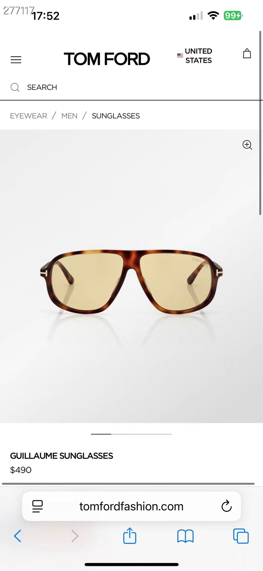 ‼️ 官网图 TOM FOR*官网原版一比一汤姆福*官网秋冬新款 刚刚到货FT1208，Size：61-