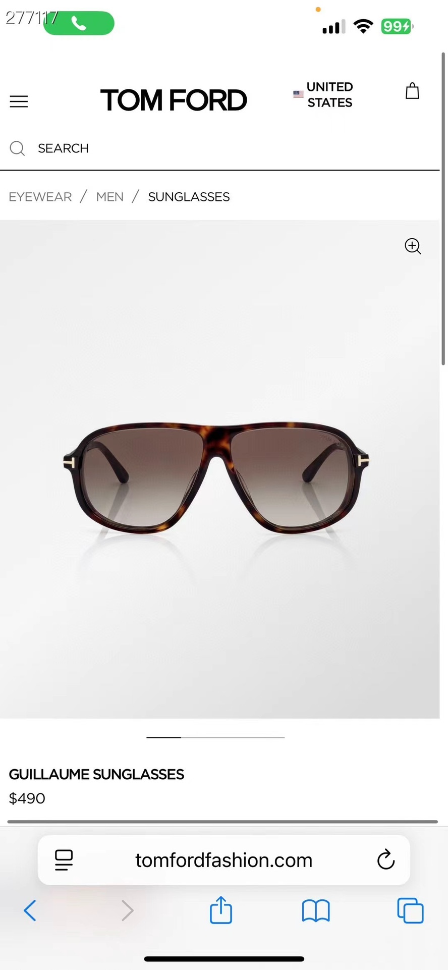 ‼️ 官网图 TOM FOR*官网原版一比一汤姆福*官网秋冬新款 刚刚到货FT1208，Size：61-