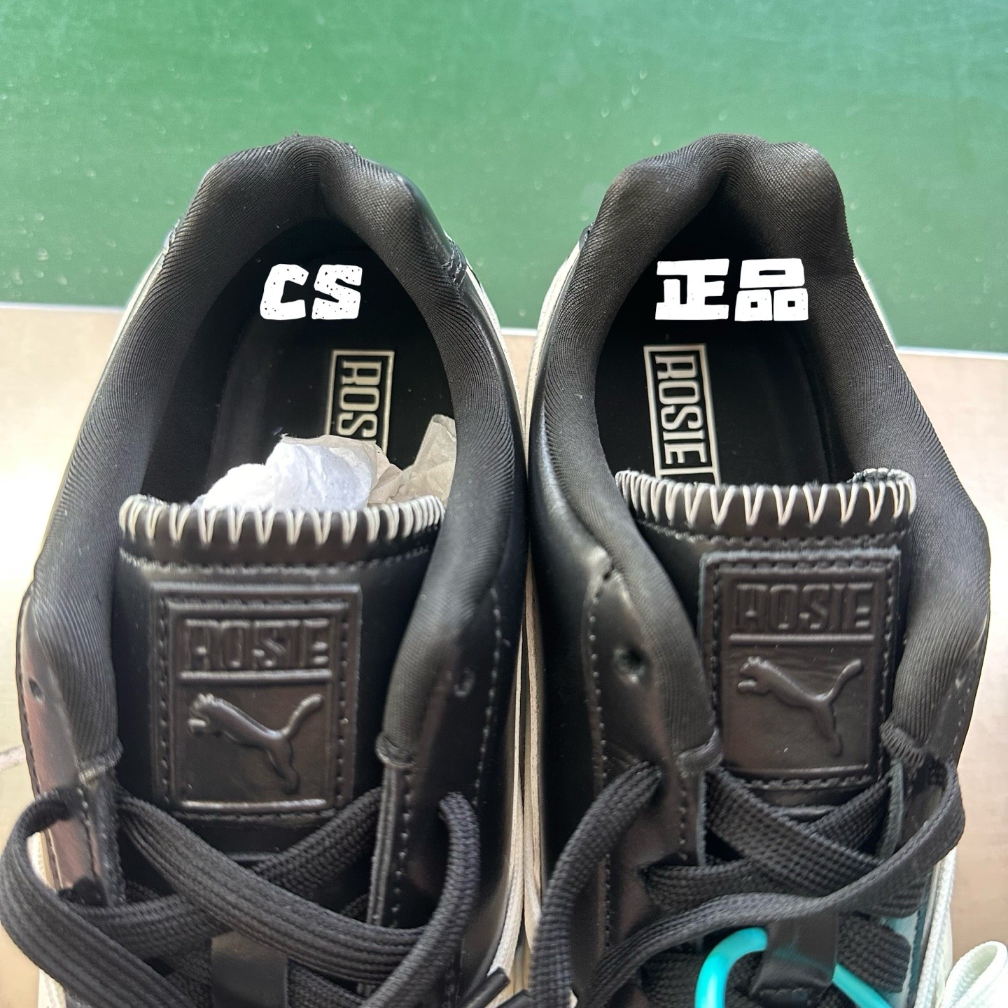 图片[2]-【CS版本】Rose x Puma Speedcat 联名款 极速赛车系列彪马低帮生活休闲鞋 404391-01  市场第一梯队品质 顶级头层皮料 顶尖完美复刻公司货版本 组合大底 亮黑磨砂皮 正确鞋舌Puma Logo 正确鞋垫Puma Logo 正确刺绣Logo 正确加厚五花海玻璃鞋垫 以及全套配件 原厂数据一比一大底 橡胶加切片组合底❗️ 原装档案原数据纸版楦型 防尘袋 配件齐全 二次成型\’猛帮\’成型工艺制作 细节如图所示  尺码：35 36 37 37.5 38 38.5 39 40 40.5 41 42 42.5 43 43.5 44.5 45-选品中心