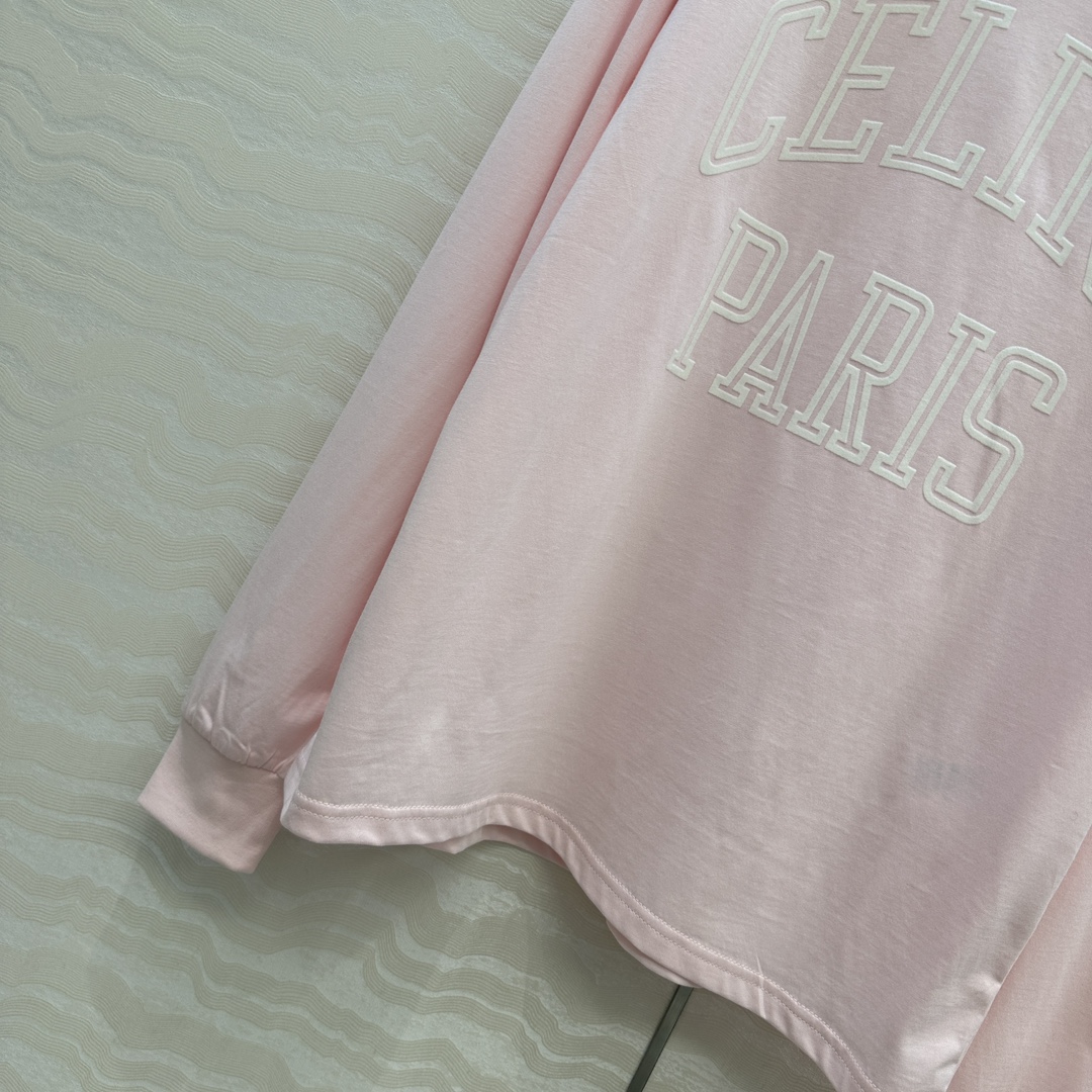 独家首发❤️原单品质CE旋门长袖T恤，轻盈纯棉面料质感柔软舒适，时髦精必备单品解锁所有穿搭！认准我家品质