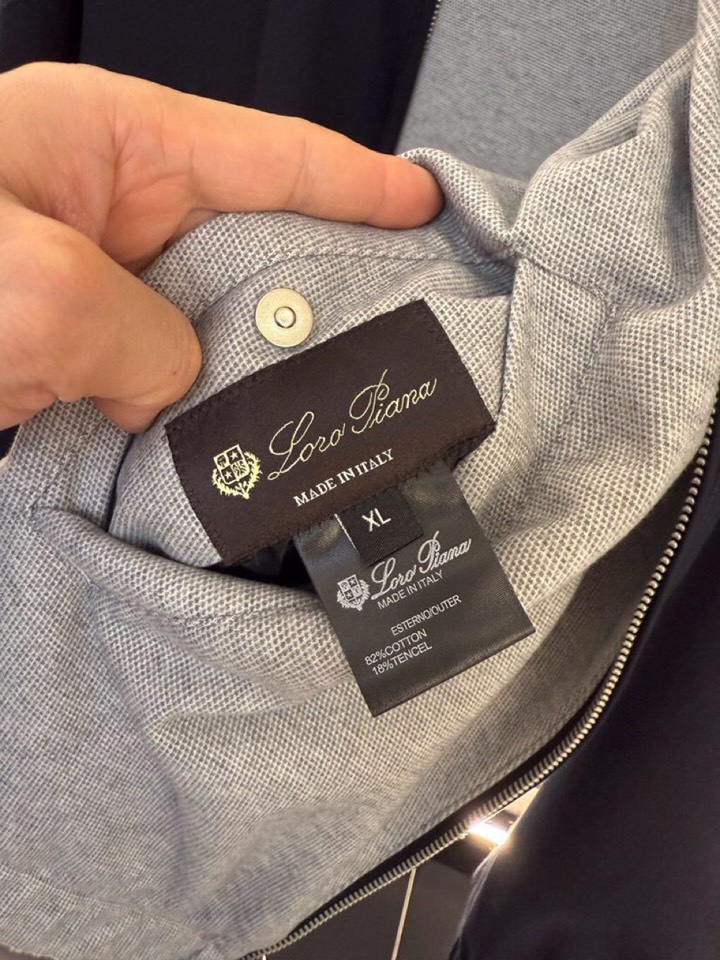 Loro Piana 诺悠翩雅 lP🆕ss 秋冬新品 Bomber Windmate® 男士双面飞行员夹