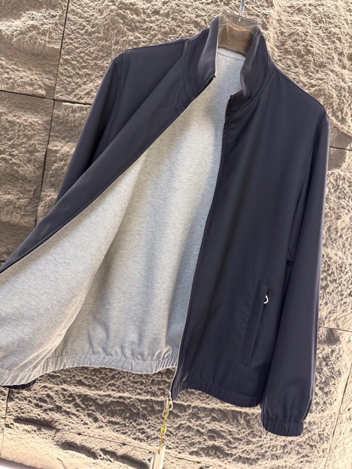 Loro Piana 诺悠翩雅 lP🆕ss 秋冬新品 Bomber Windmate® 男士双面飞行员夹