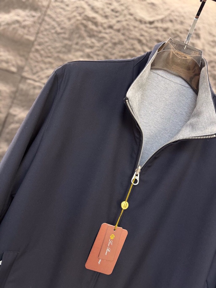 Loro Piana 诺悠翩雅 lP🆕ss 秋冬新品 Bomber Windmate® 男士双面飞行员夹