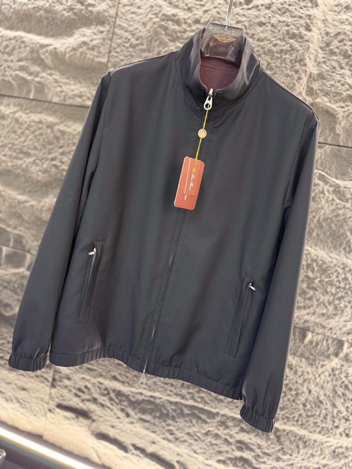 Loro Piana 诺悠翩雅 lP🆕ss 秋冬新品 Bomber Windmate® 男士双面飞行员夹