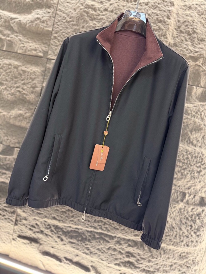 Loro Piana 诺悠翩雅 lP🆕ss 秋冬新品 Bomber Windmate® 男士双面飞行员夹