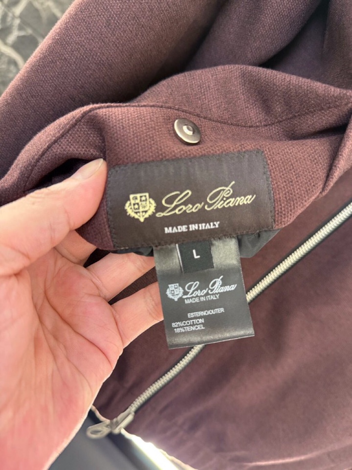 Loro Piana 诺悠翩雅 lP🆕ss 秋冬新品 Bomber Windmate® 男士双面飞行员夹