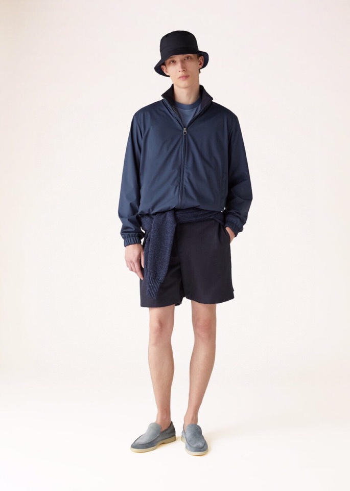 Loro Piana 诺悠翩雅 lP🆕ss 秋冬新品 Bomber Windmate® 男士双面飞行员夹