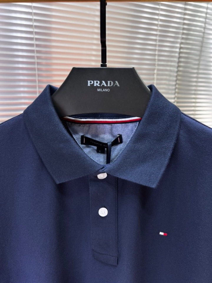 Tommy 25ss春夏新款翻领T恤Polo衫，舒适细腻带来极佳的亲肤感，同时吸湿透气，方便打理。精工螺