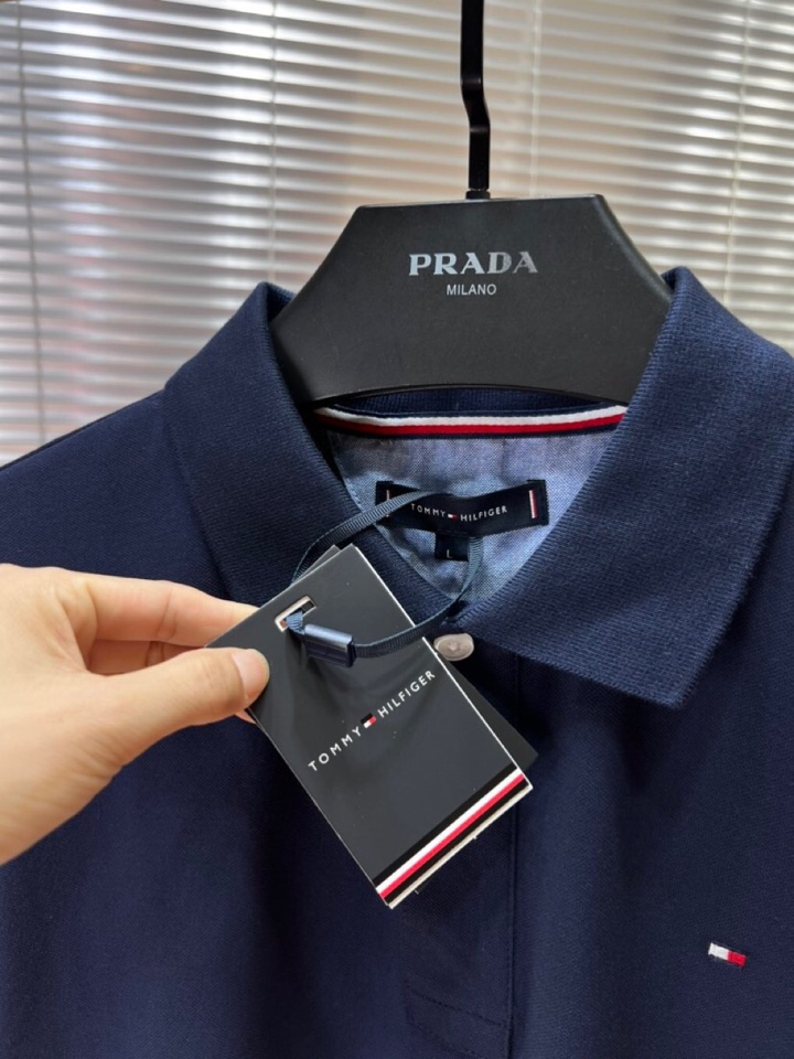 Tommy 25ss春夏新款翻领T恤Polo衫，舒适细腻带来极佳的亲肤感，同时吸湿透气，方便打理。精工螺