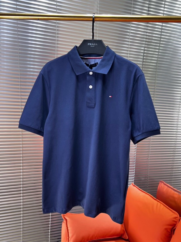 Tommy 25ss春夏新款翻领T恤Polo衫，舒适细腻带来极佳的亲肤感，同时吸湿透气，方便打理。精工螺