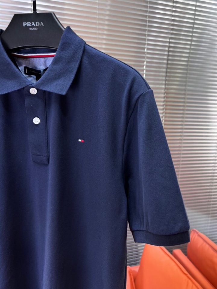 Tommy 25ss春夏新款翻领T恤Polo衫，舒适细腻带来极佳的亲肤感，同时吸湿透气，方便打理。精工螺