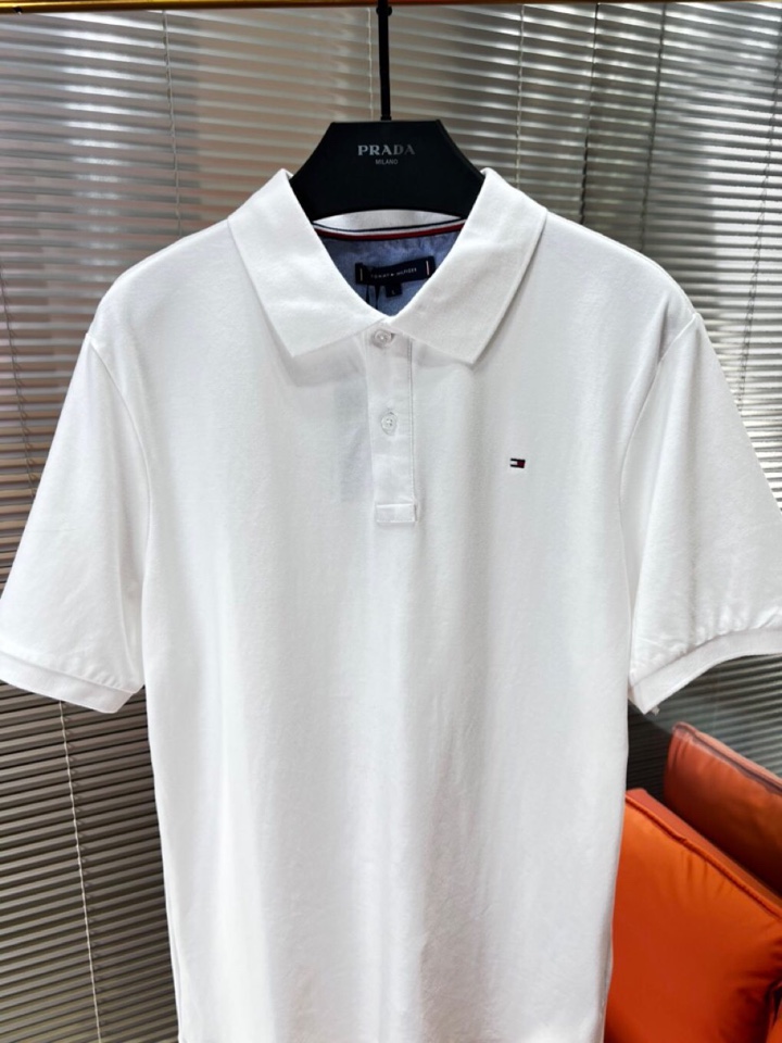 Tommy 25ss春夏新款翻领T恤Polo衫，舒适细腻带来极佳的亲肤感，同时吸湿透气，方便打理。精工螺