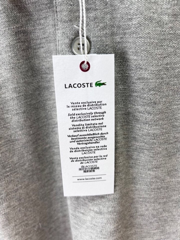 LACOSTE 鳄鱼🐊 25ss春夏新款翻领T恤Polo衫，舒适细腻带来极佳的亲肤感，同时吸湿透气，方便