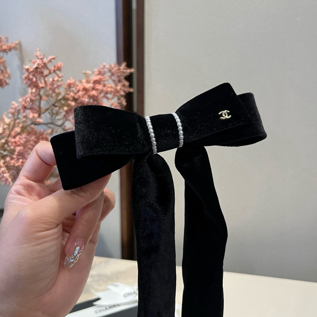 ¥Chanel香奈儿蝴蝶结🎀顶夹 官方款