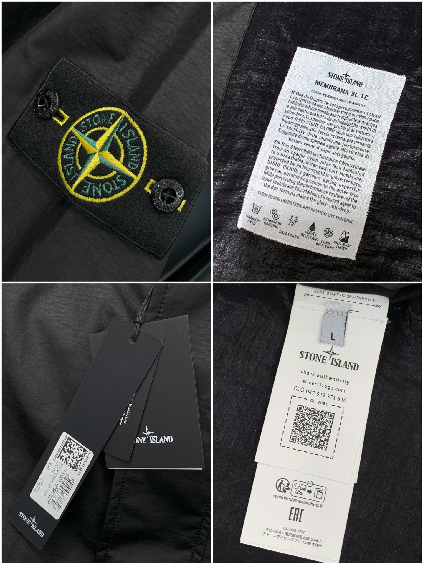 ，Stone Island 石头岛，2025秋季最新款，专柜同步有售，原单狠货，爆款时尚休闲连帽外套，进