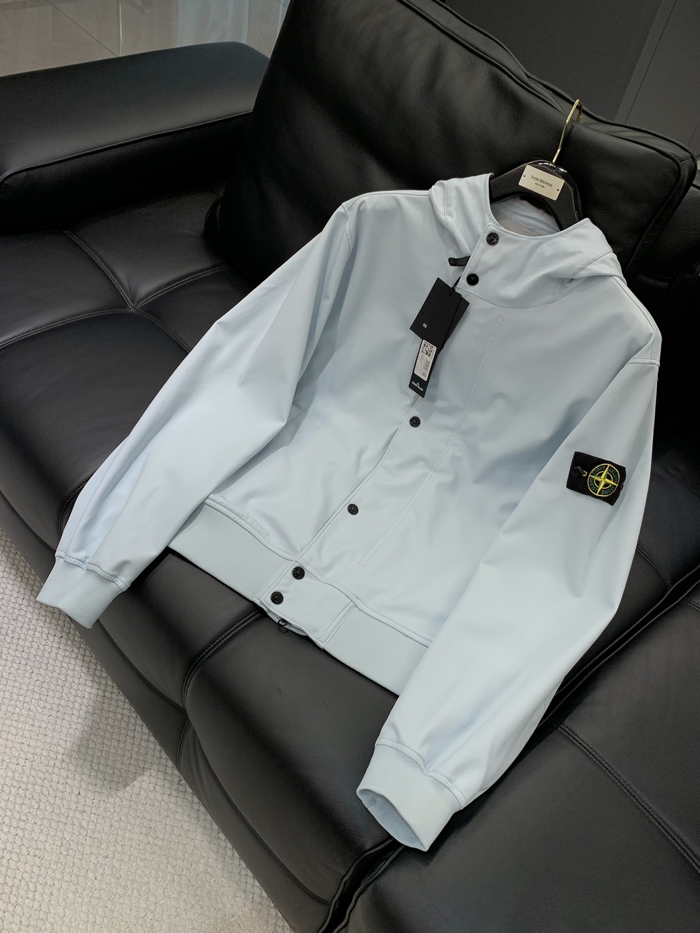 ，Stone Island 石头岛，2025秋季最新款，专柜同步有售，原单狠货，爆款时尚休闲连帽外套，进