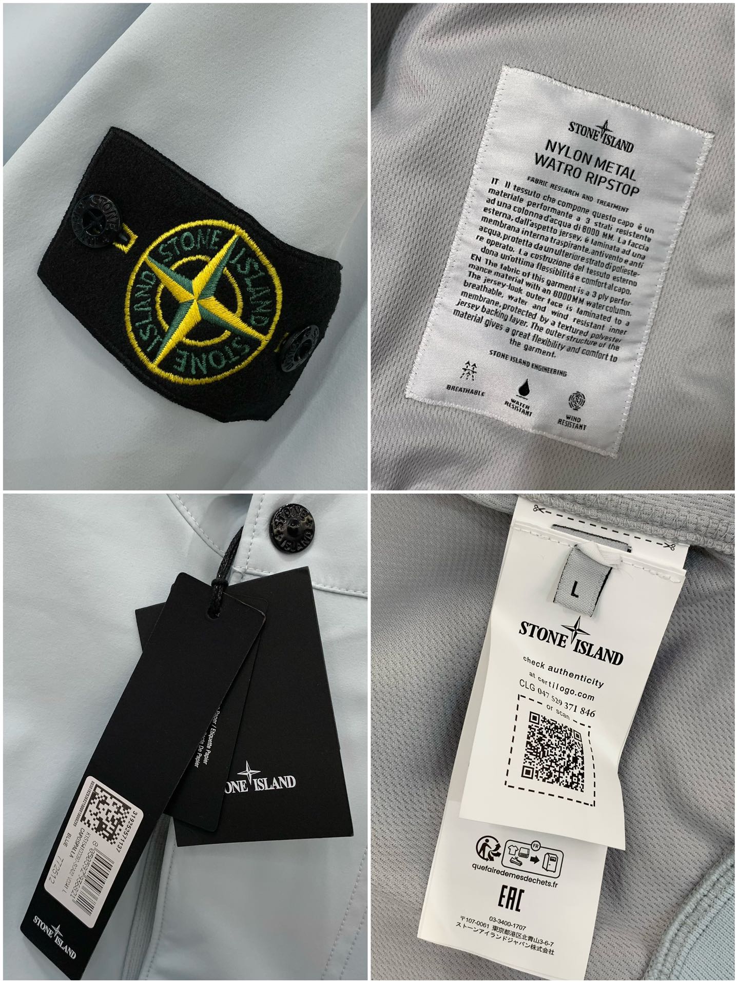 ，Stone Island 石头岛，2025秋季最新款，专柜同步有售，原单狠货，爆款时尚休闲连帽外套，进