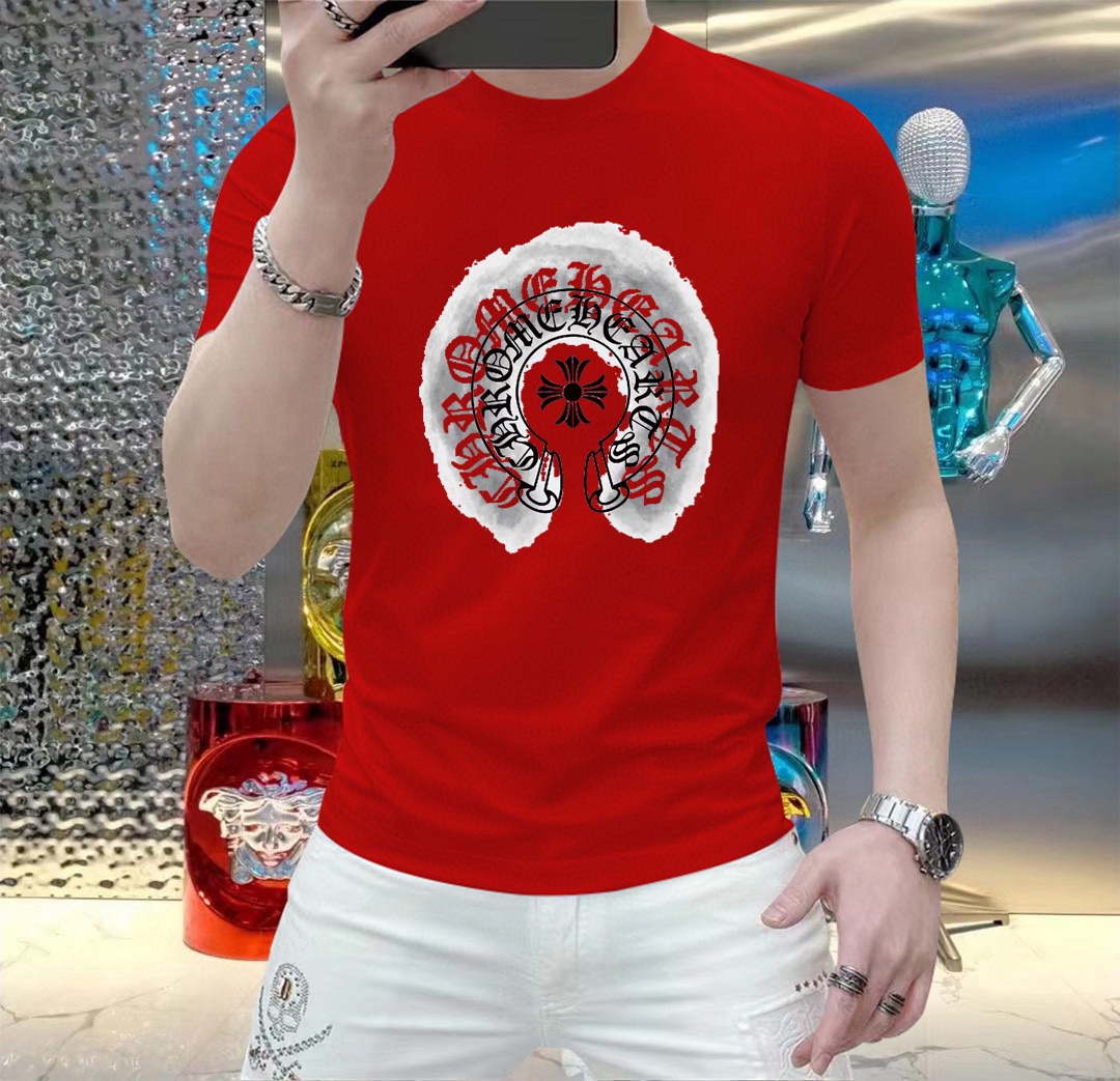 Chrome Hearts 品牌【ChampionHearts 克罗心】(胖子福音) 男士休闲短袖T恤