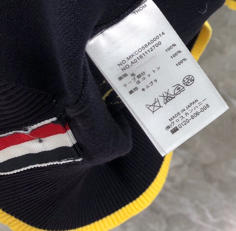 THOM BROWNE 汤姆布朗 TB重工小鸟蜜蜂🐝翻领T恤针织POLO衫，男女同款情侣款\n码数：1-