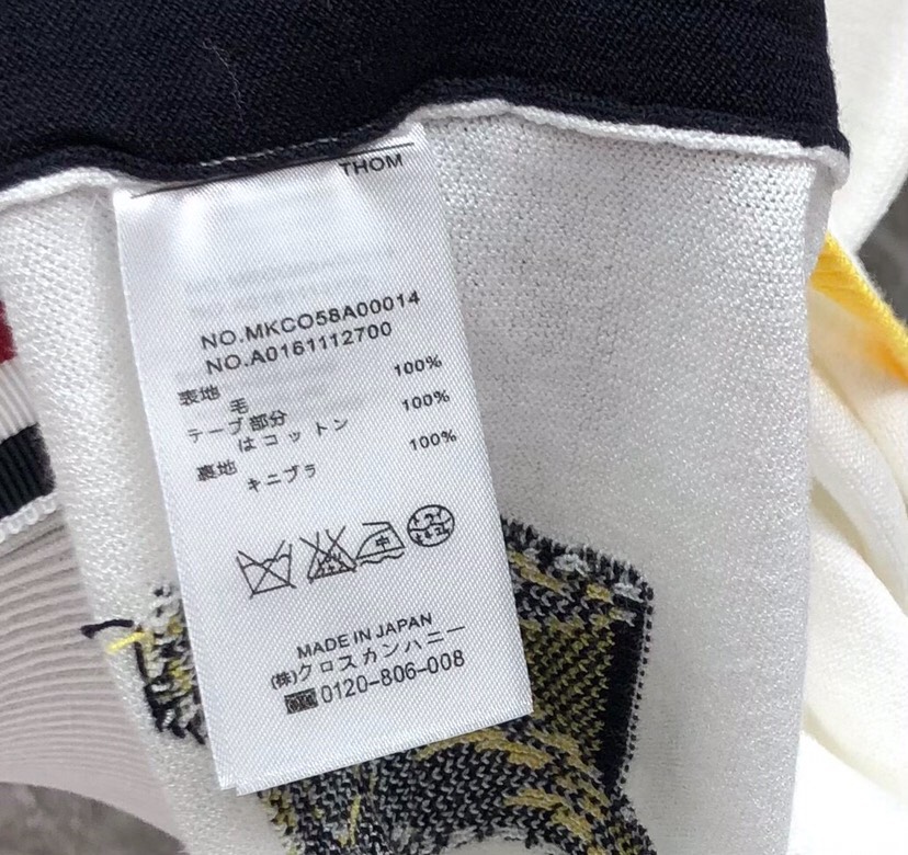 THOM BROWNE 汤姆布朗 TB重工小鸟蜜蜂🐝翻领T恤针织POLO衫，男女同款情侣款\n码数：1-