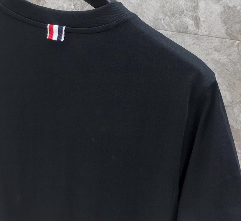 THOM BROWNE 汤姆布朗 TB大船锚圆领短袖T恤 男女同款情侣款短袖圆领T恤\n码数：1～4码 