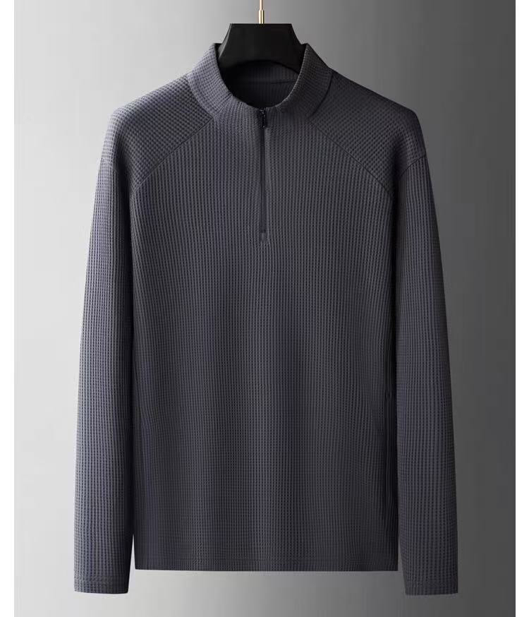 descente 迪桑特时尚简约 早秋立领长袖T恤，打底衫 简洁细腻的设计和高质细节而闻名，裁剪完美，后