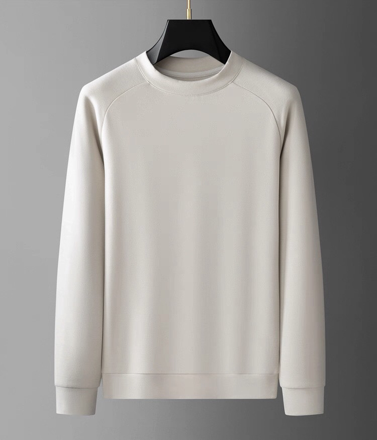 Armani 阿玛尼25秋冬圆领卫衣 极简平纹针织半高圆领套头，极简风格圆领设计，平纹螺纹针织面料，插肩