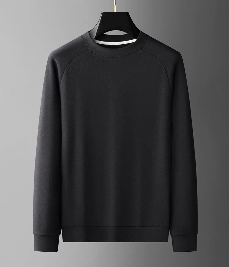 Armani 阿玛尼25秋冬圆领卫衣 极简平纹针织半高圆领套头，极简风格圆领设计，平纹螺纹针织面料，插肩