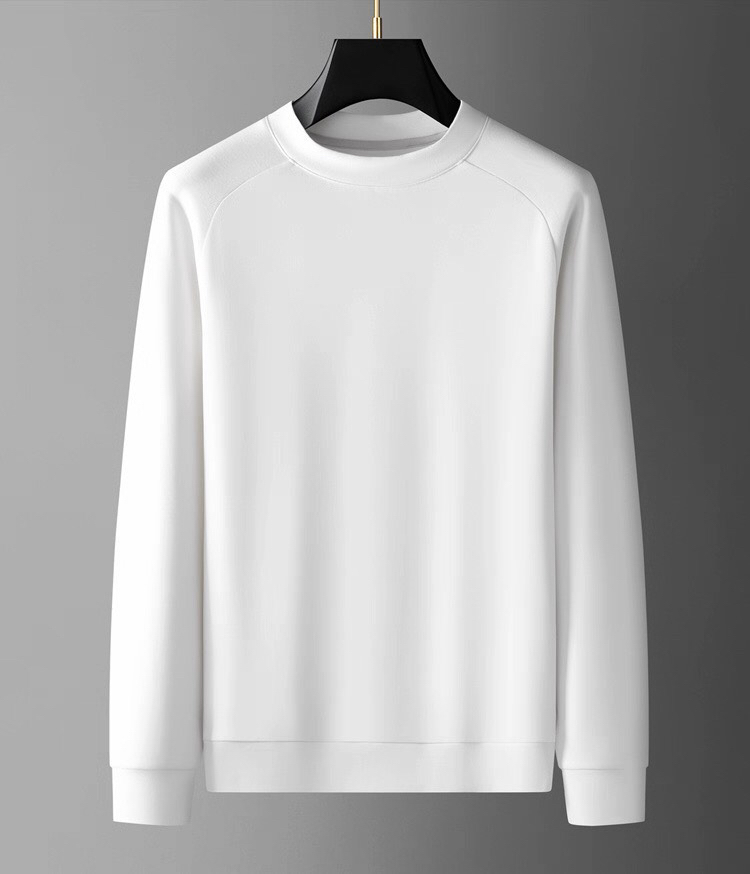 Armani 阿玛尼25秋冬圆领卫衣 极简平纹针织半高圆领套头，极简风格圆领设计，平纹螺纹针织面料，插肩