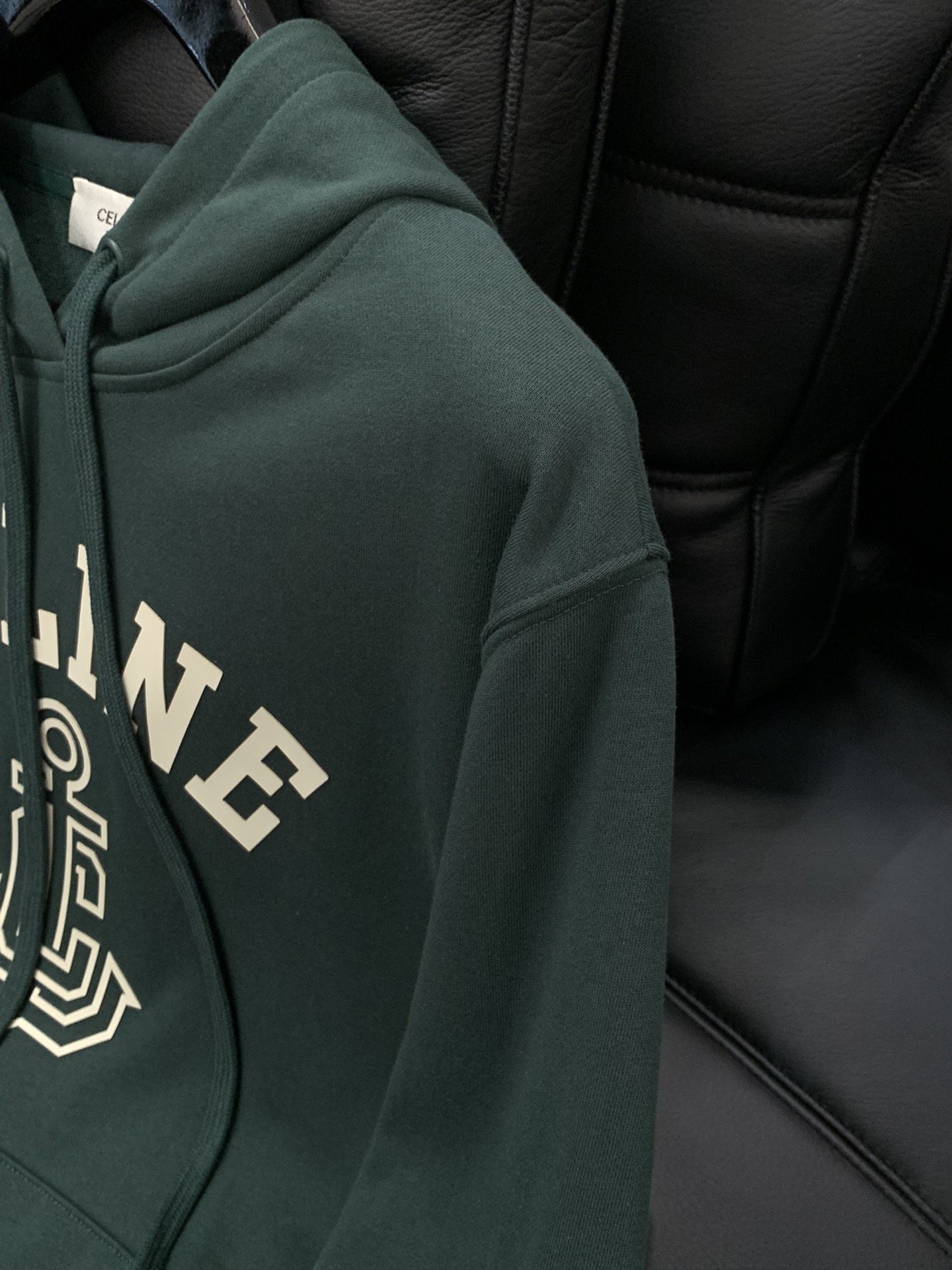 ，Celine 瑟琳，2025秋季新品，专柜同步有售，原单狠货，时尚休闲连帽卫衣，采用进口原版面料，顶级