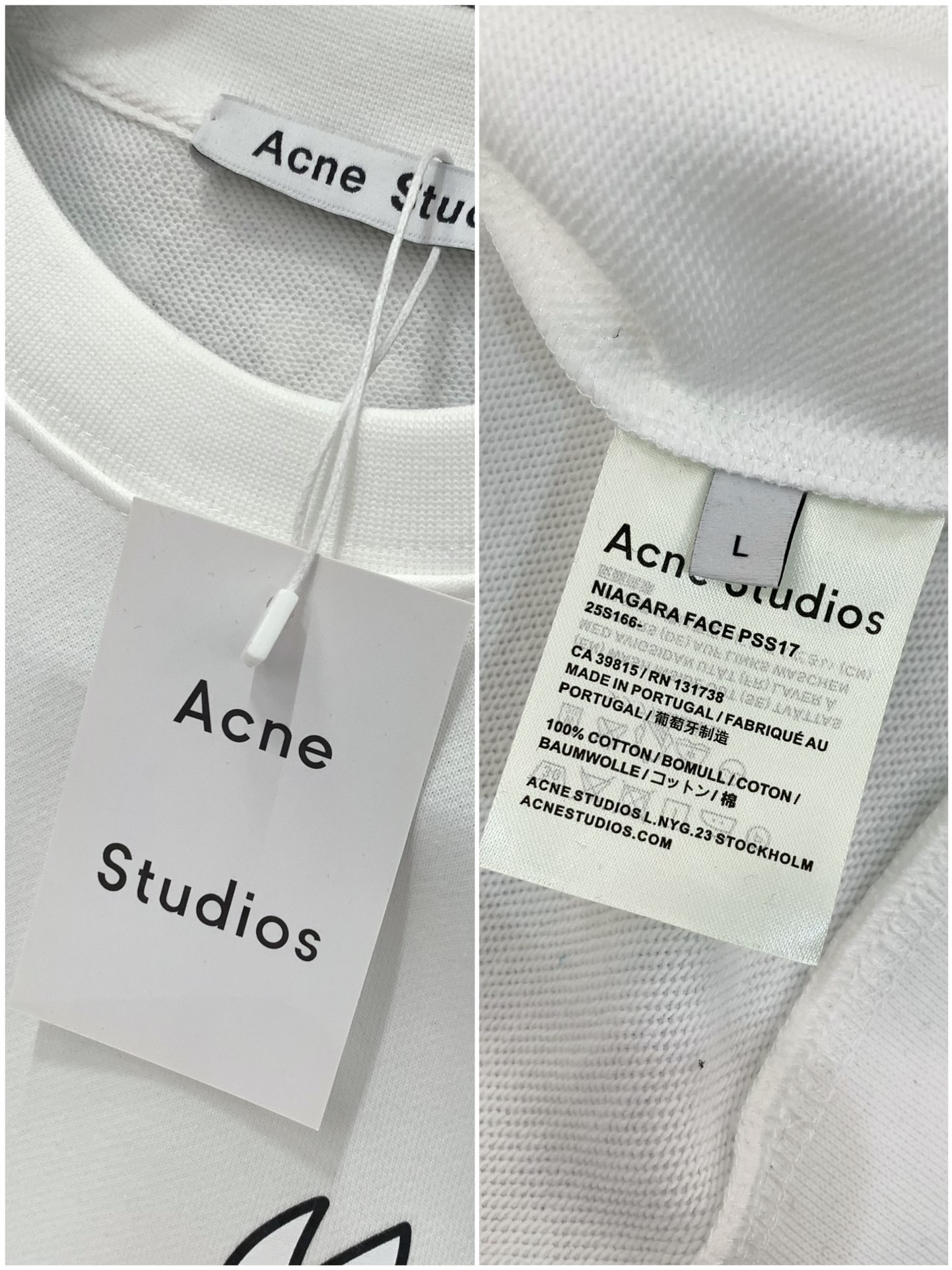 ，Acne Studios 瑞典时尚品牌，2025秋季最新款，时尚休闲圆领长袖卫衣，官网专柜同步有售，原