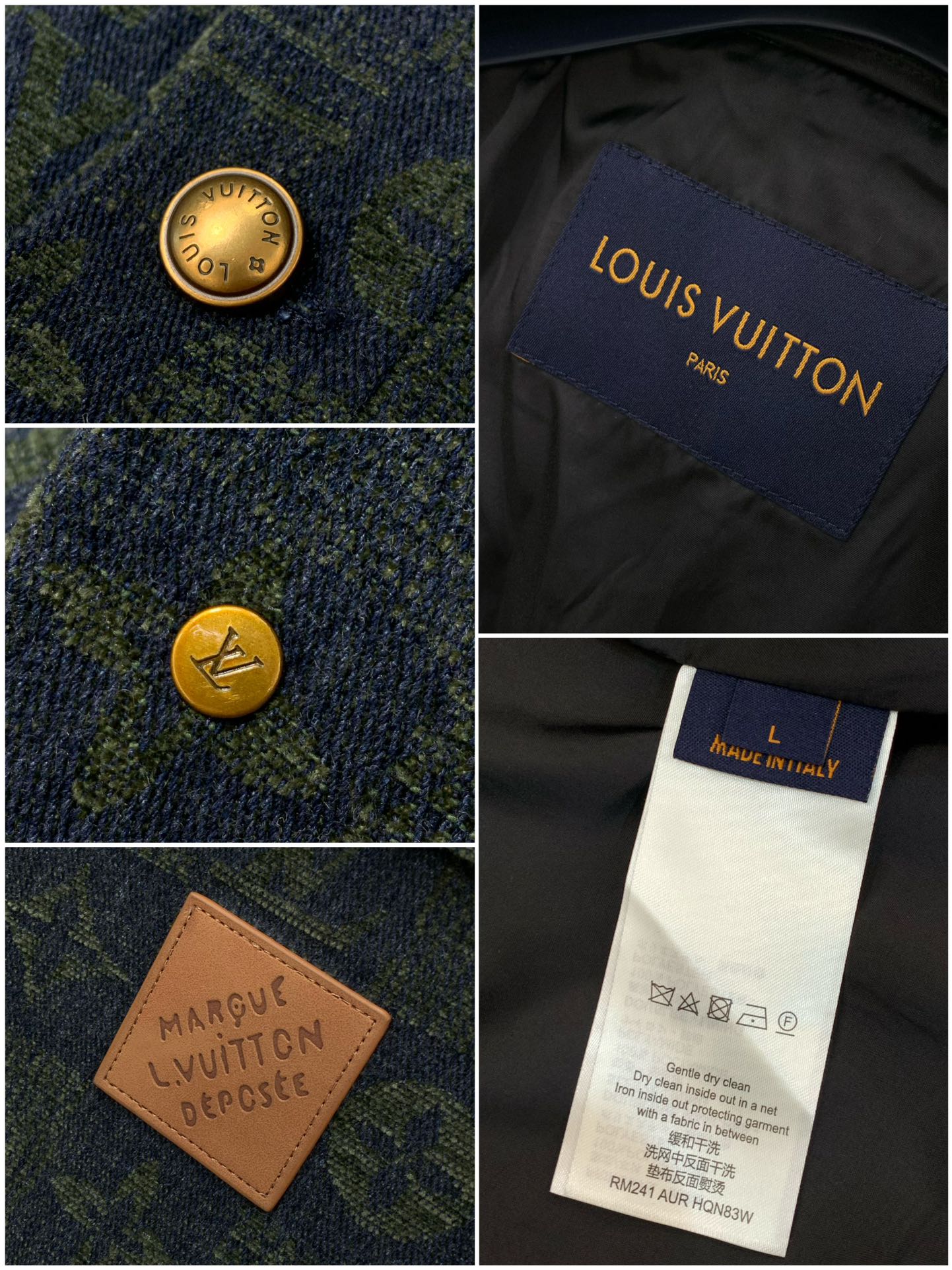 ，LouisVuitton 路易威登，2025秋冬最新款，专柜同步有售，原单狠货，时尚休闲夹克外套，上身