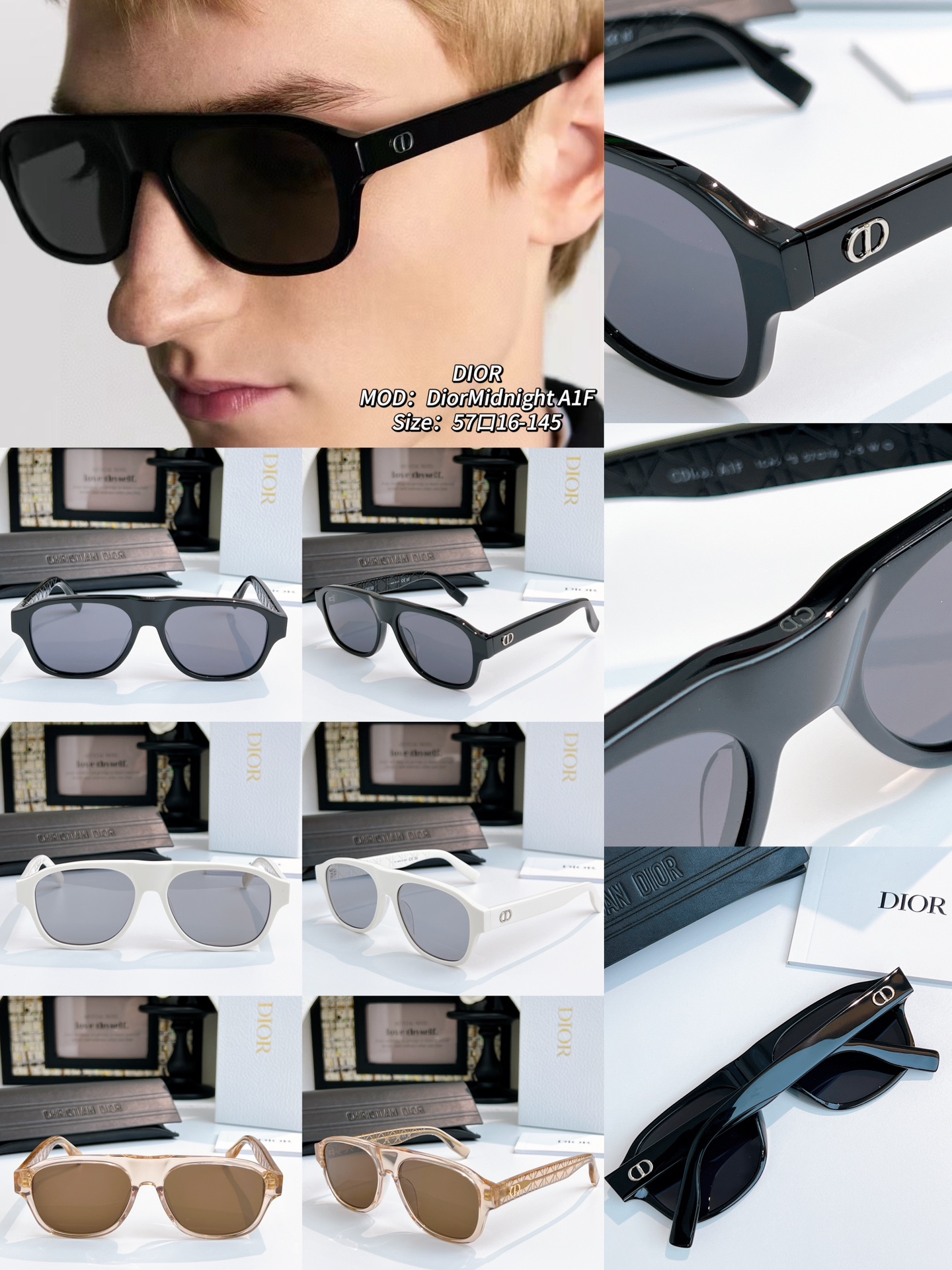 DIO* MOD: DiorMidnight A1F Talla: 57口16-145