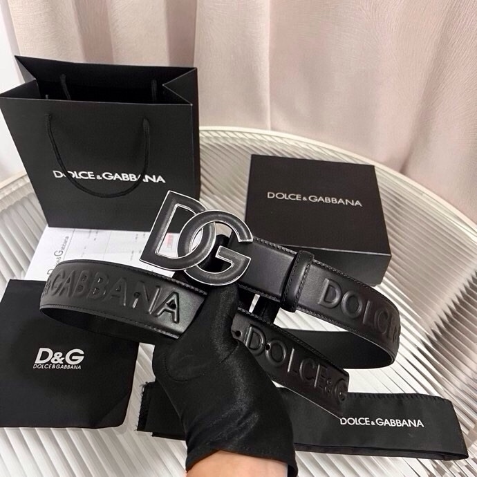 Dolce&Gabbana 全新浮雕小牛皮腰带，满载干练态度，尽显巧思 ，宽度.40mm