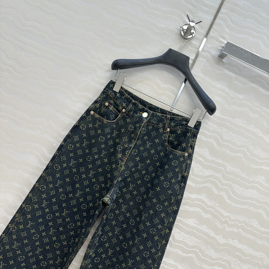 独家首发❤️ 爆单推荐，L25s春夏新品Romantique系列，MONOGRAM激光印花logo牛仔长