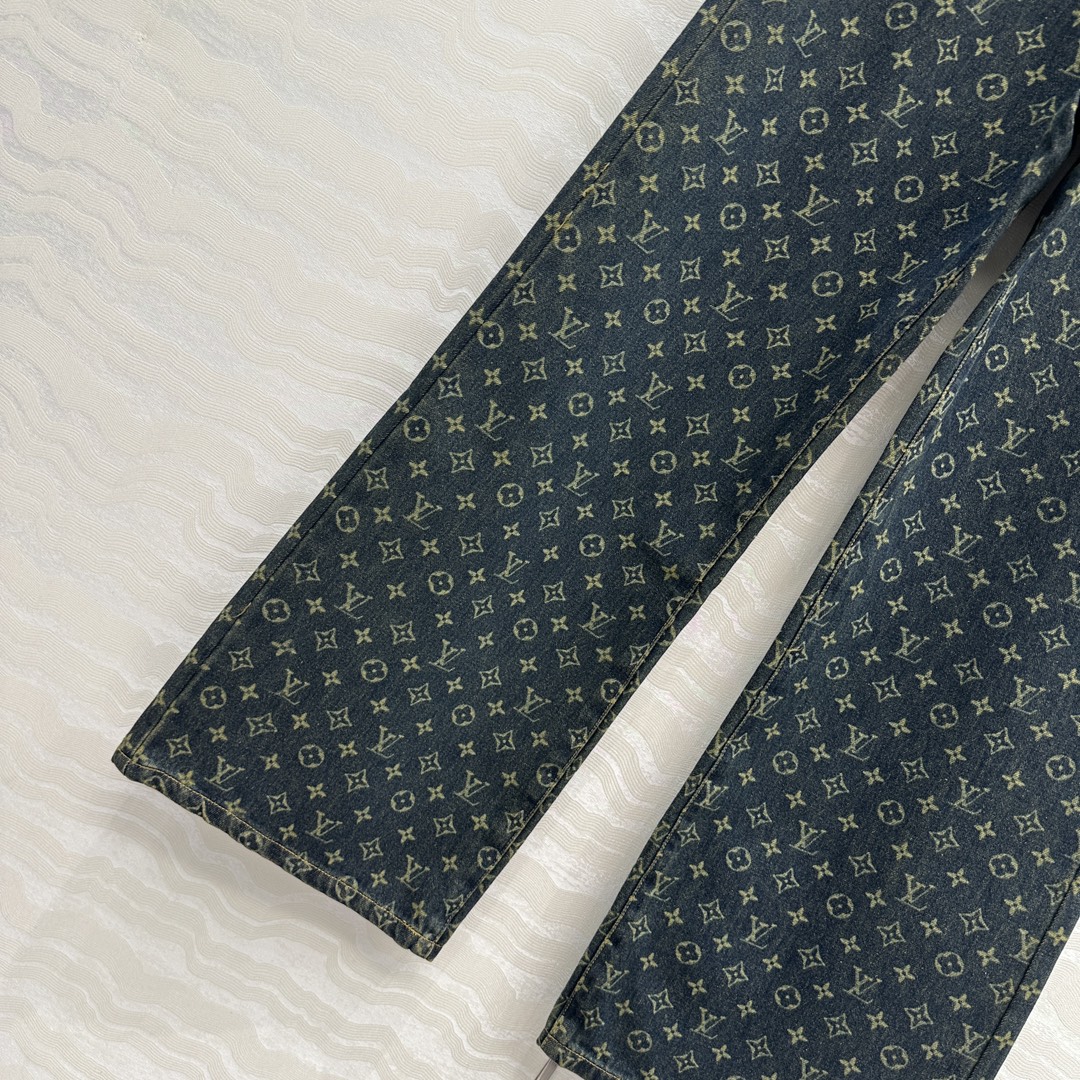 独家首发❤️ 爆单推荐，L25s春夏新品Romantique系列，MONOGRAM激光印花logo牛仔长