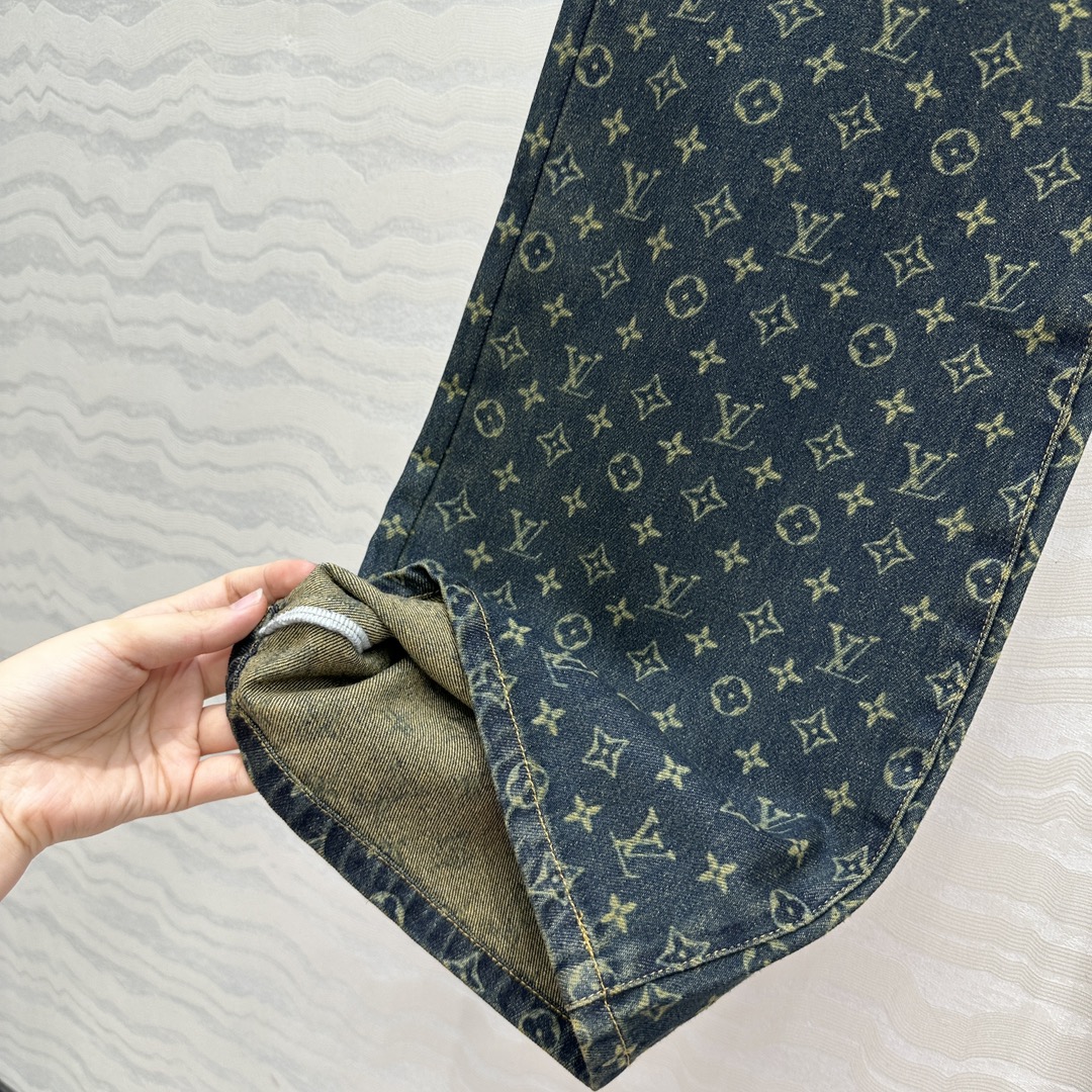 独家首发❤️ 爆单推荐，L25s春夏新品Romantique系列，MONOGRAM激光印花logo牛仔长