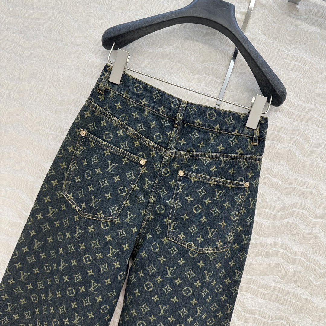 独家首发❤️ 爆单推荐，L25s春夏新品Romantique系列，MONOGRAM激光印花logo牛仔长