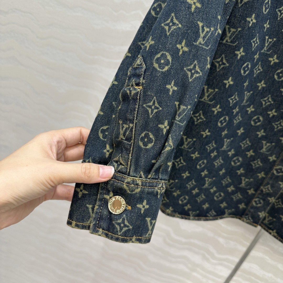 独家首发❤️ 爆单推荐，L25s春夏新品Romantique系列，MONOGRAM激光印花logo牛仔衬