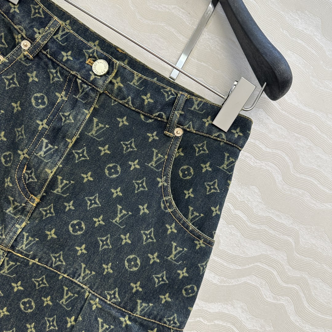 独家首发❤️ 爆单推荐，L25s春夏新品Romantique系列，MONOGRAM激光印花logo牛仔半