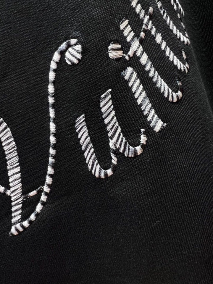 Louis Vuitton 路易威登驴家 LV2025新款圆领长袖T恤，男女同款情侣款，定制280克重纯