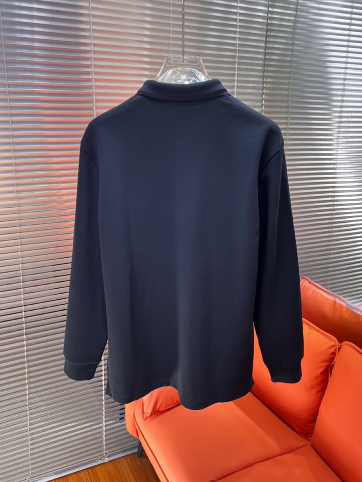 alo 2025秋冬新款首发最新款厚款翻领长袖T恤Polo衫，高端订制 设计前卫时尚！品牌logo重工艺