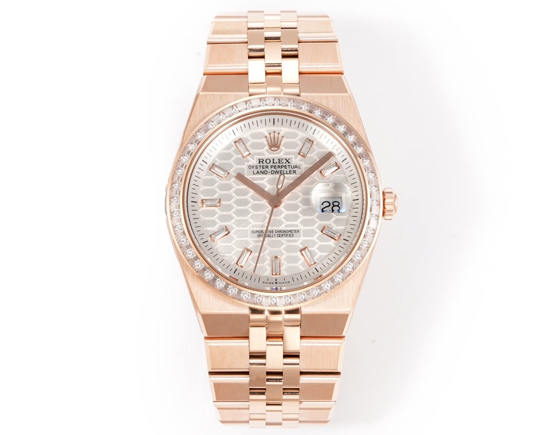 NO:532245,Aperture Diamond 8Factory Land-type counterweight version Weight-to-version weight 164g Dimensions 40mm9.7mm Case-to-version 9.4mm lug spacing and triangular pit bezel integrated case Bracelet-to-version 25mm17mm CNC chamfer polishing and satin brushing process Flat Jubilee thin commemorative bracelet Dial honeycomb pattern with femtosecond laser engraved and decorated with 8 Swiss ultra-long luminous nails Customized version Cal. Automatic winding movement Dynapulse escapement system Blue Syloxi balance spring The bottom cover each bottom cover is equipped with independent code, one watch and one code 8 is committed to creating the highest version of Land-type model in the market, striving to be perfect, you deserve it!  ,19860909光圈 钻 8Factory 陆使型配重版 重量对版重量164克 尺寸40mm9.7mm 表壳对版9.4mm表耳间距及三角坑纹表圈一体式表壳 表链对版25mm17mm 经CNC倒角抛光及缎面拉丝工艺Flat Jubilee纤薄纪念型表链 表盘蜂巢图案配合飞秒激光雕刻并饰以8颗瑞士超长夜光钉 机芯定制版Cal.自动上链机芯Dynapulse擒纵系统蓝色Syloxi摆轮游丝 底盖每款底盖配备独立编码,一表一码 8致力打造市场最高版本陆使型,力求完美,您值得拥有！,,Watch